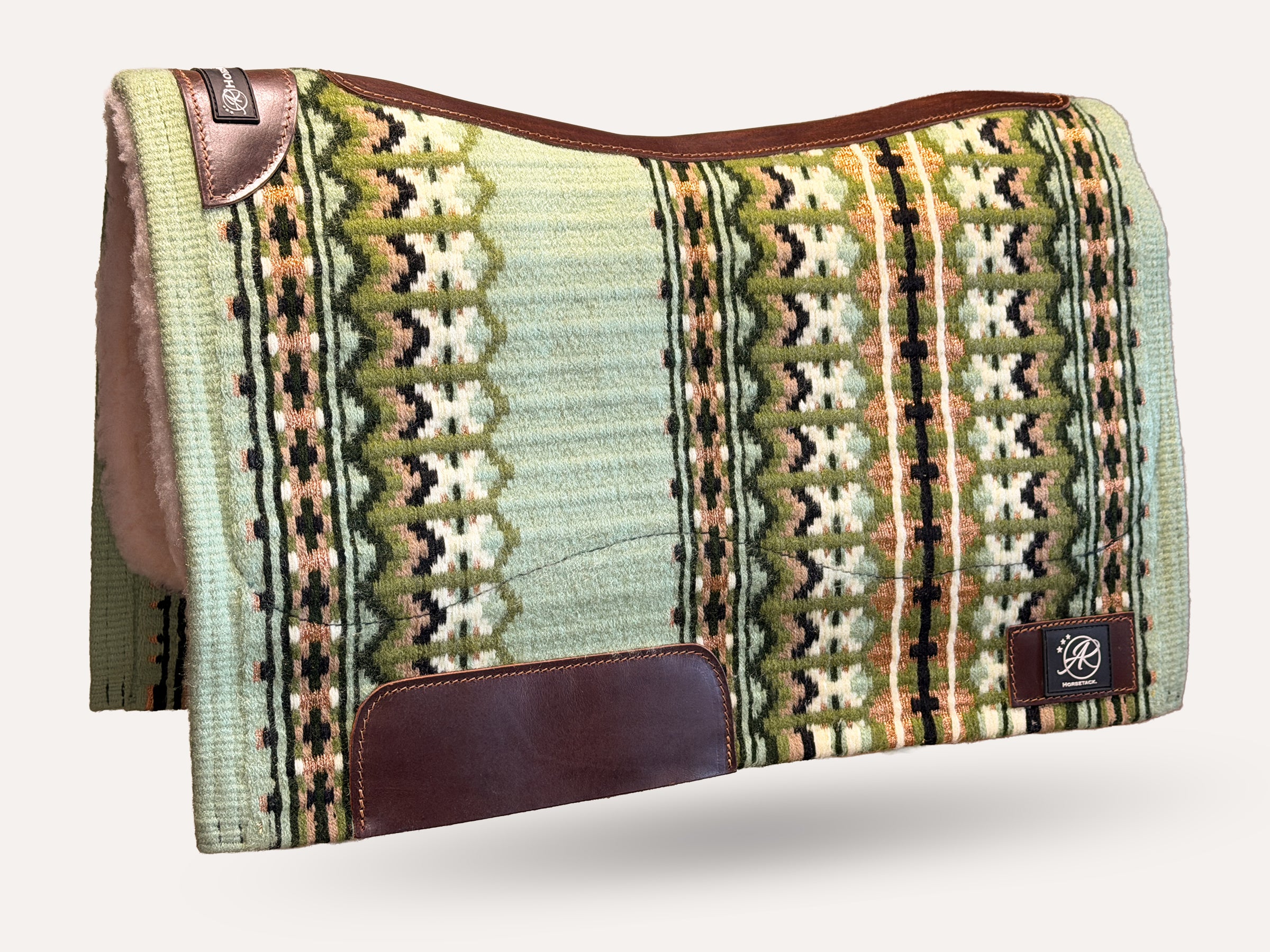 2in1 Show | contoured western pad | Pale Fern