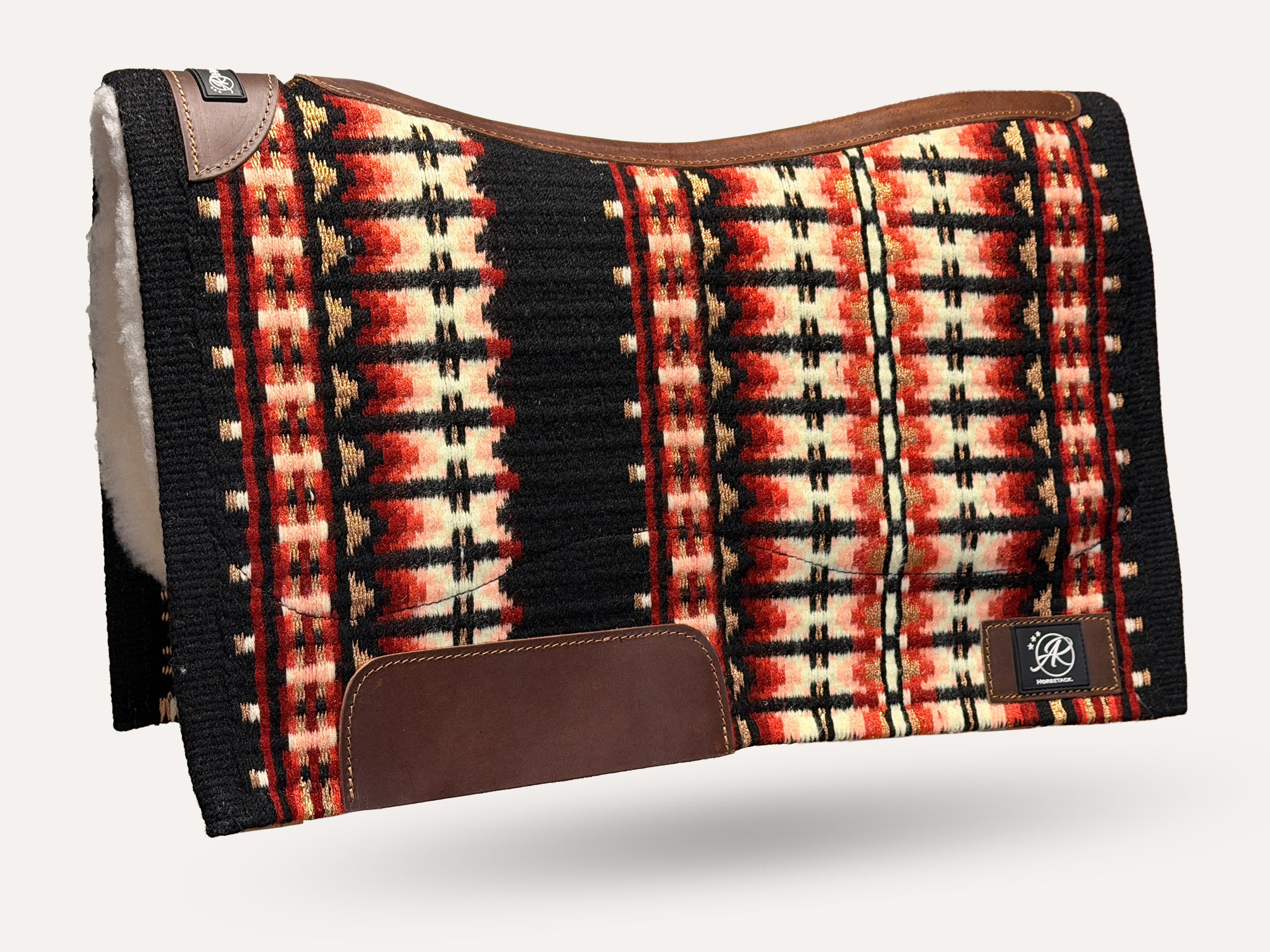 2in1 Show | contoured western pad | Red Poppy