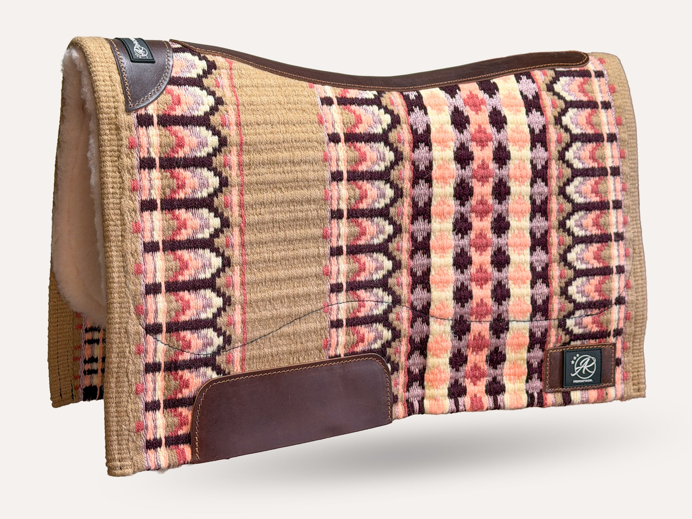 2in1 Show | contoured western pad | Tumbleweed Rose