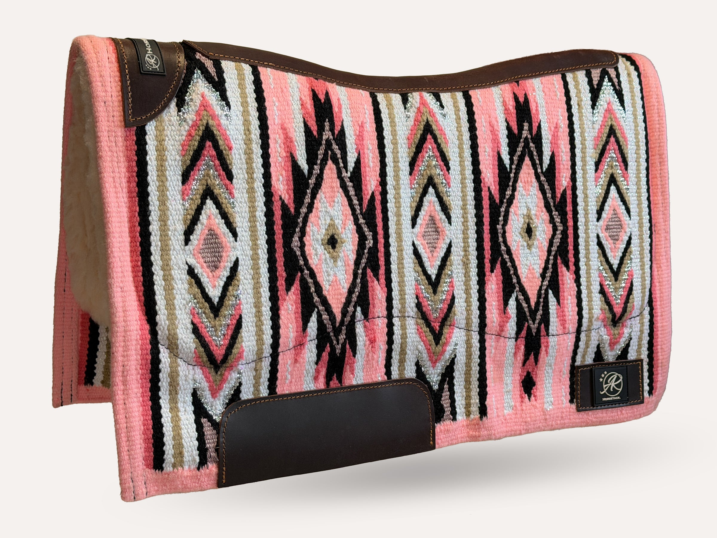 2in1 Show Pad | Ranch weave western | Light Pink -SOLD OUT