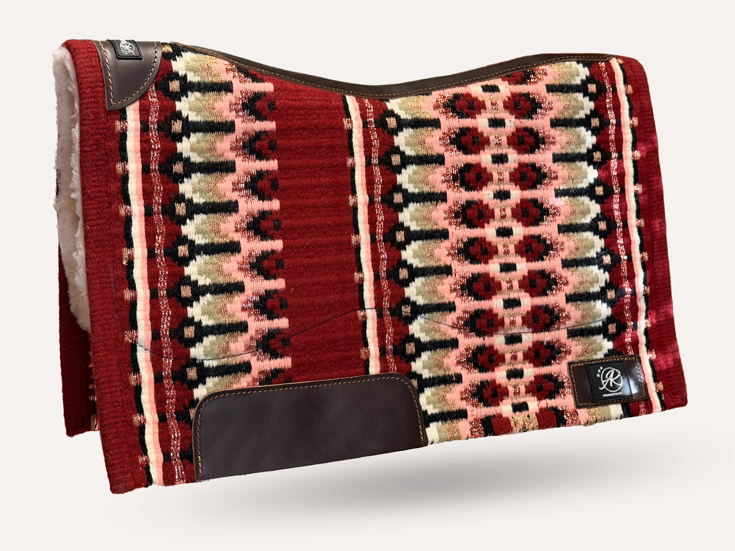 2in1 Show pad | Show Western | Crimson Bloom -SOLD OUT