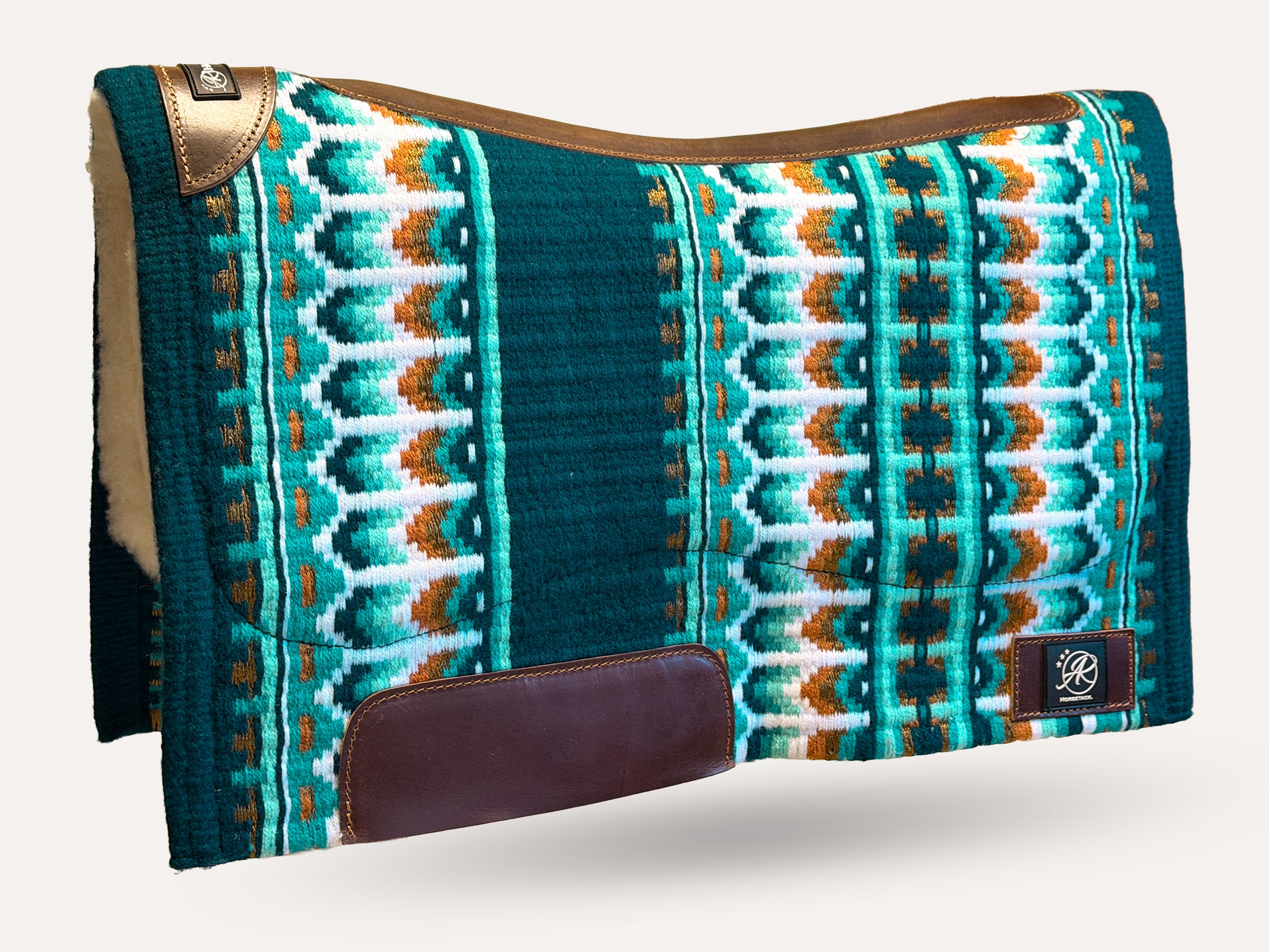 2in1 Show pad | Show Western | Desert Dust Aqua -SOLD OUT