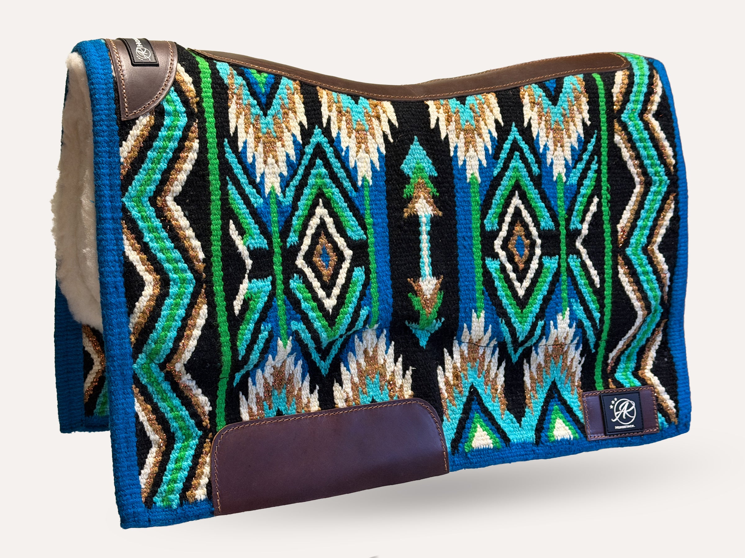 2in1 Show pad | Ranch Western | Blue Green Badlands