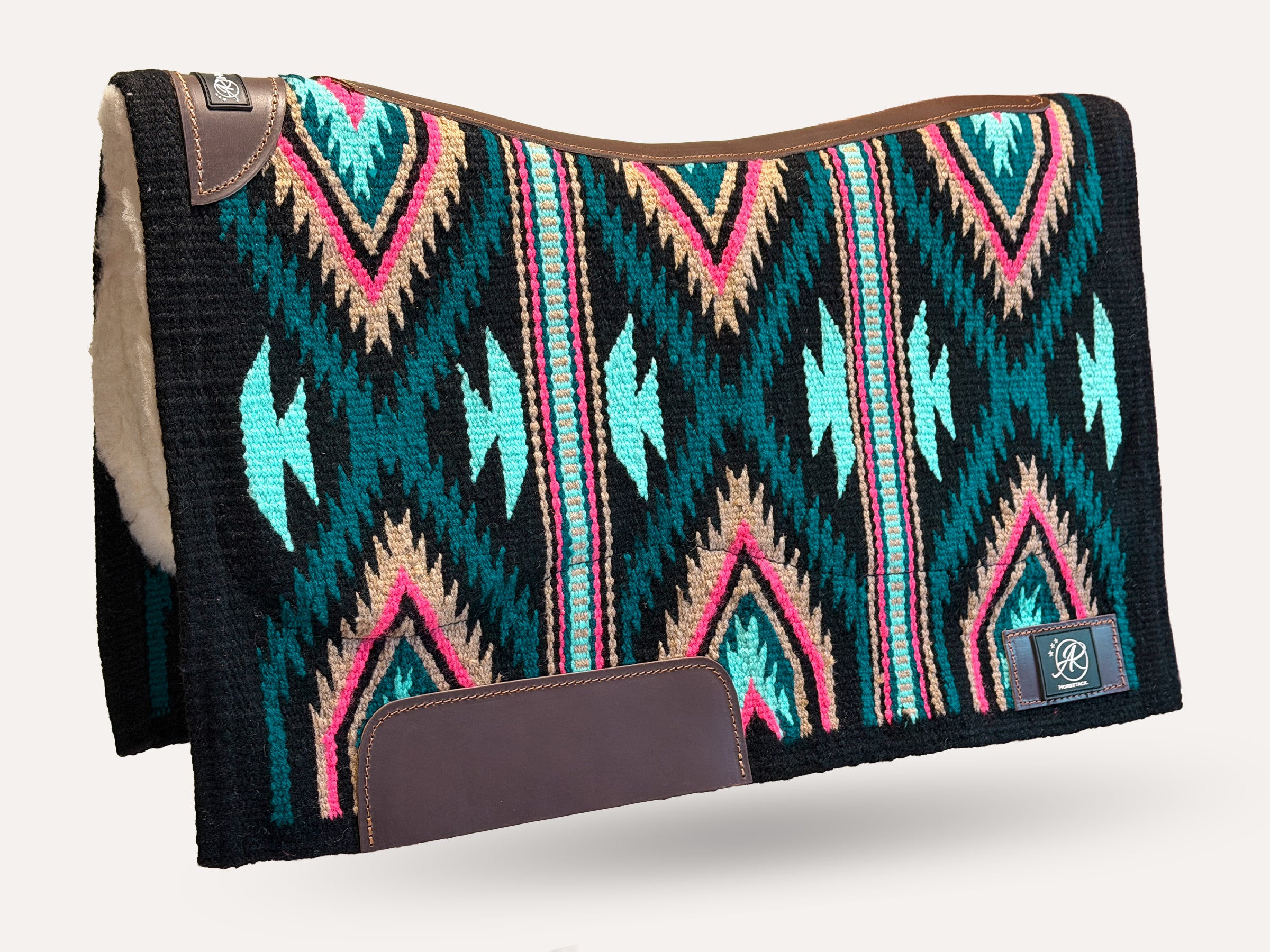 2in1 Show pad | Ranch Western | Teal Blaze