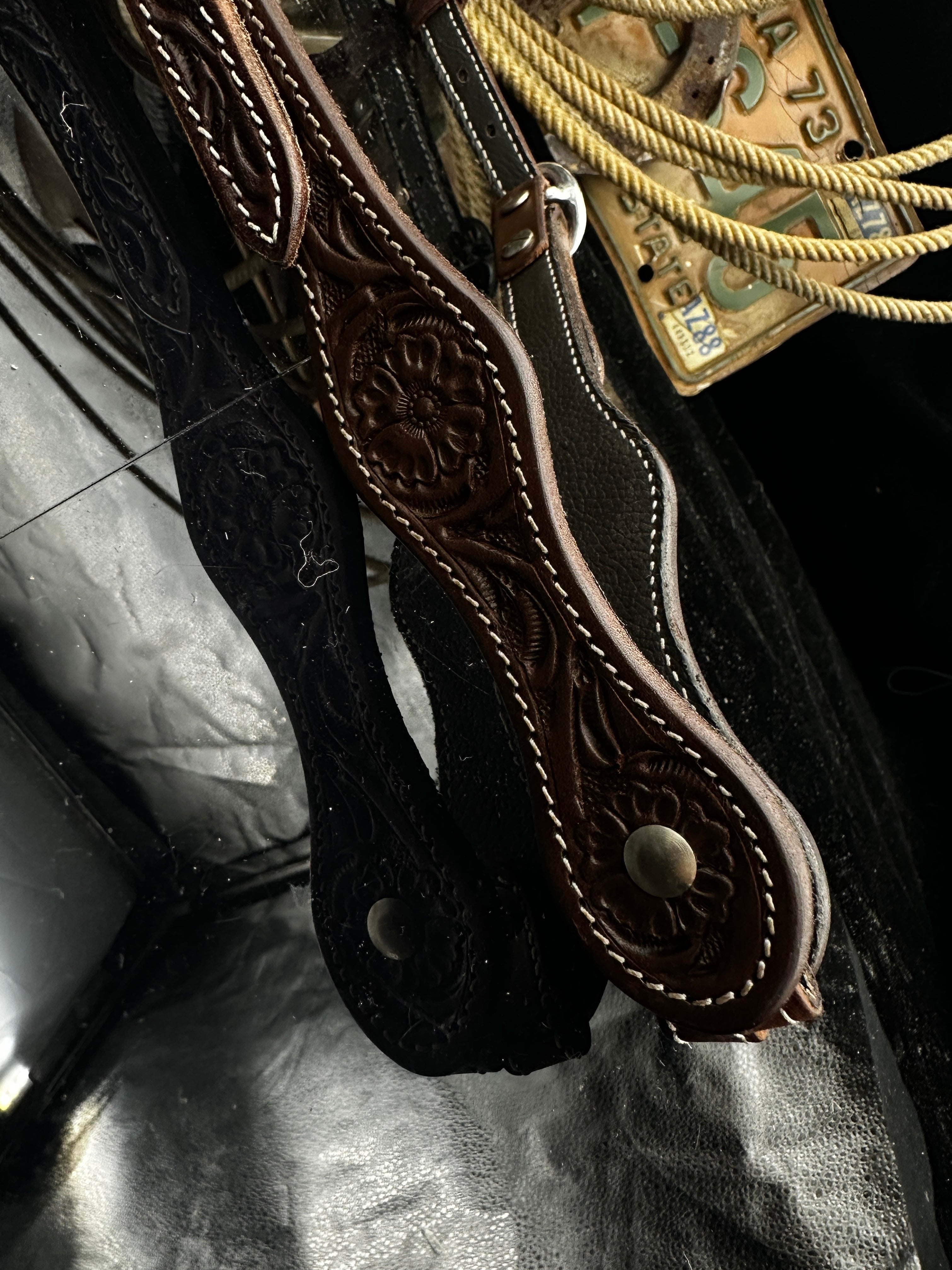Luxury Chestnut Sidepull – Pink &amp; black. 