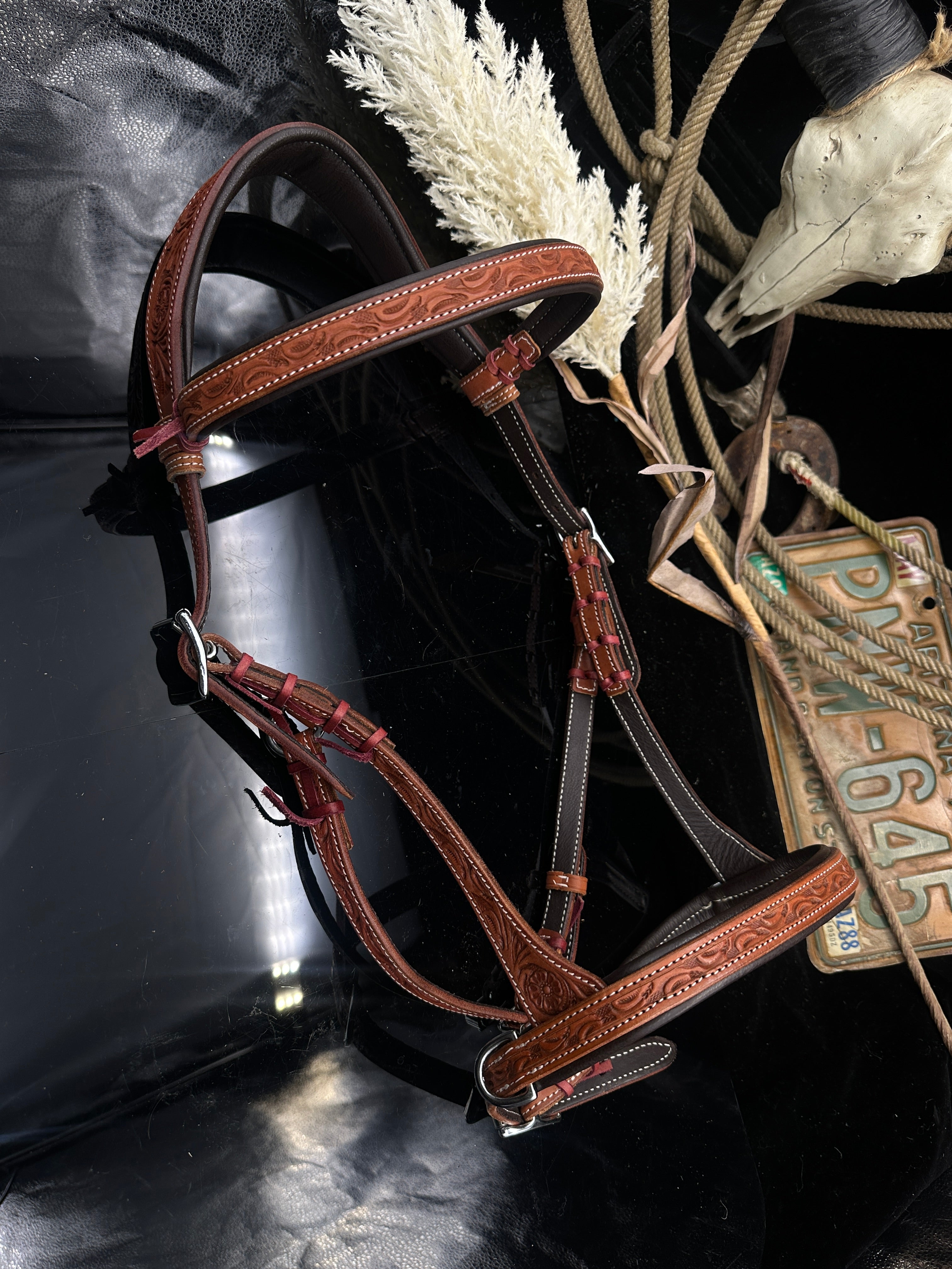 Basic | anatomical sidepull western bridle | Chestnut