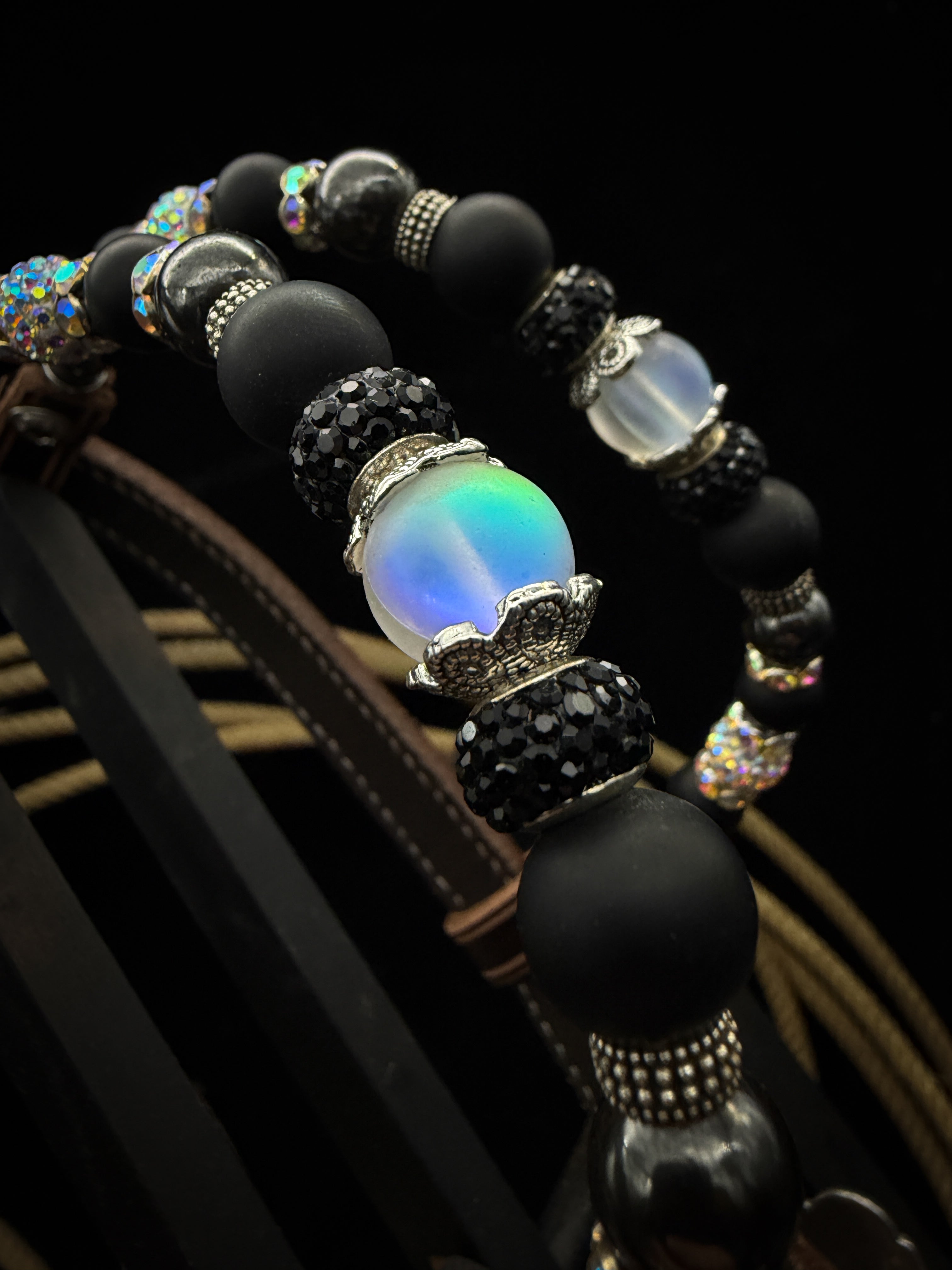 Premium | Westernhoofdstel | Dark brown | Black Aurora