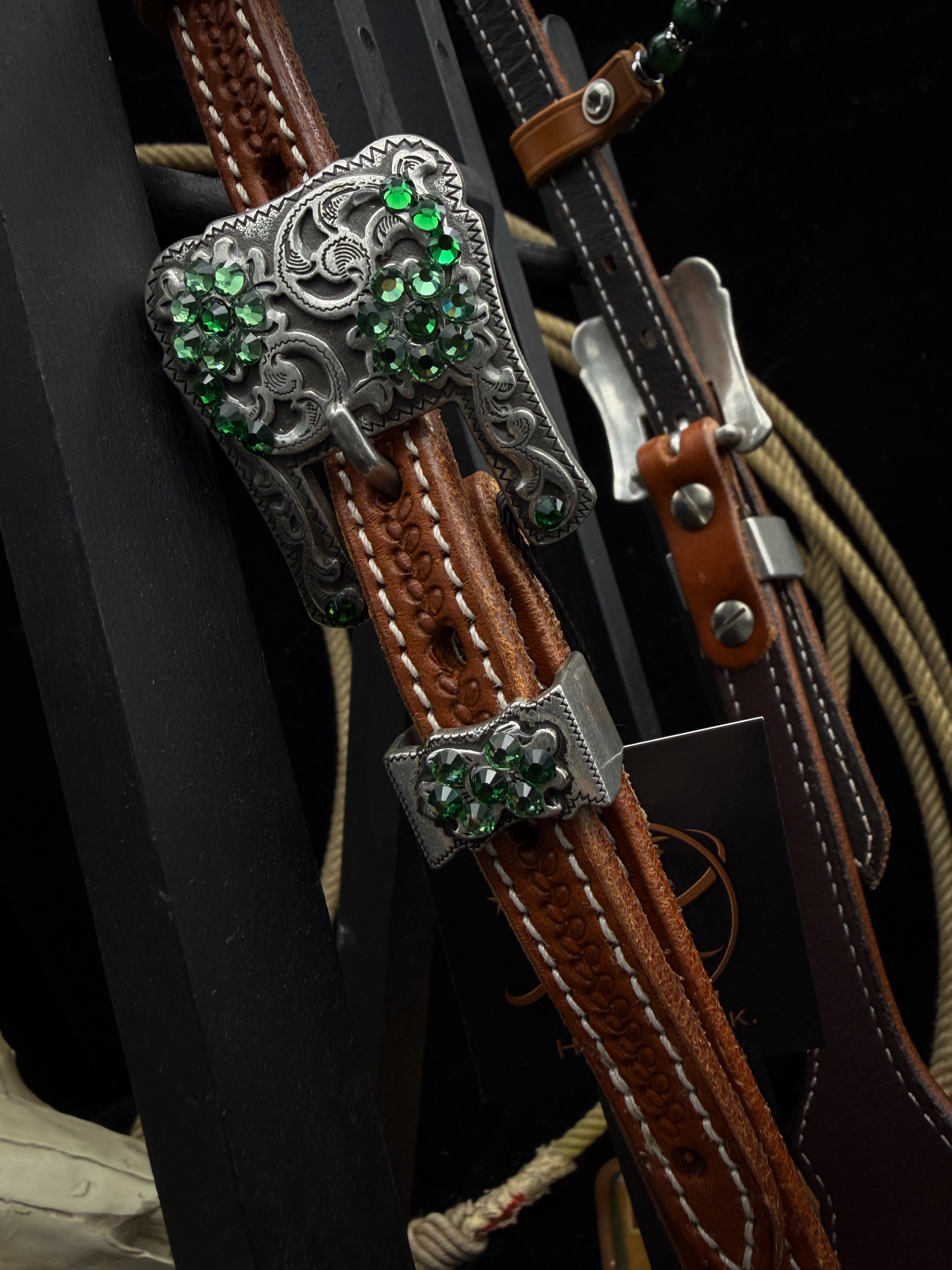 Premium | Sage Spirit | Chestnut Western Hoofdstel