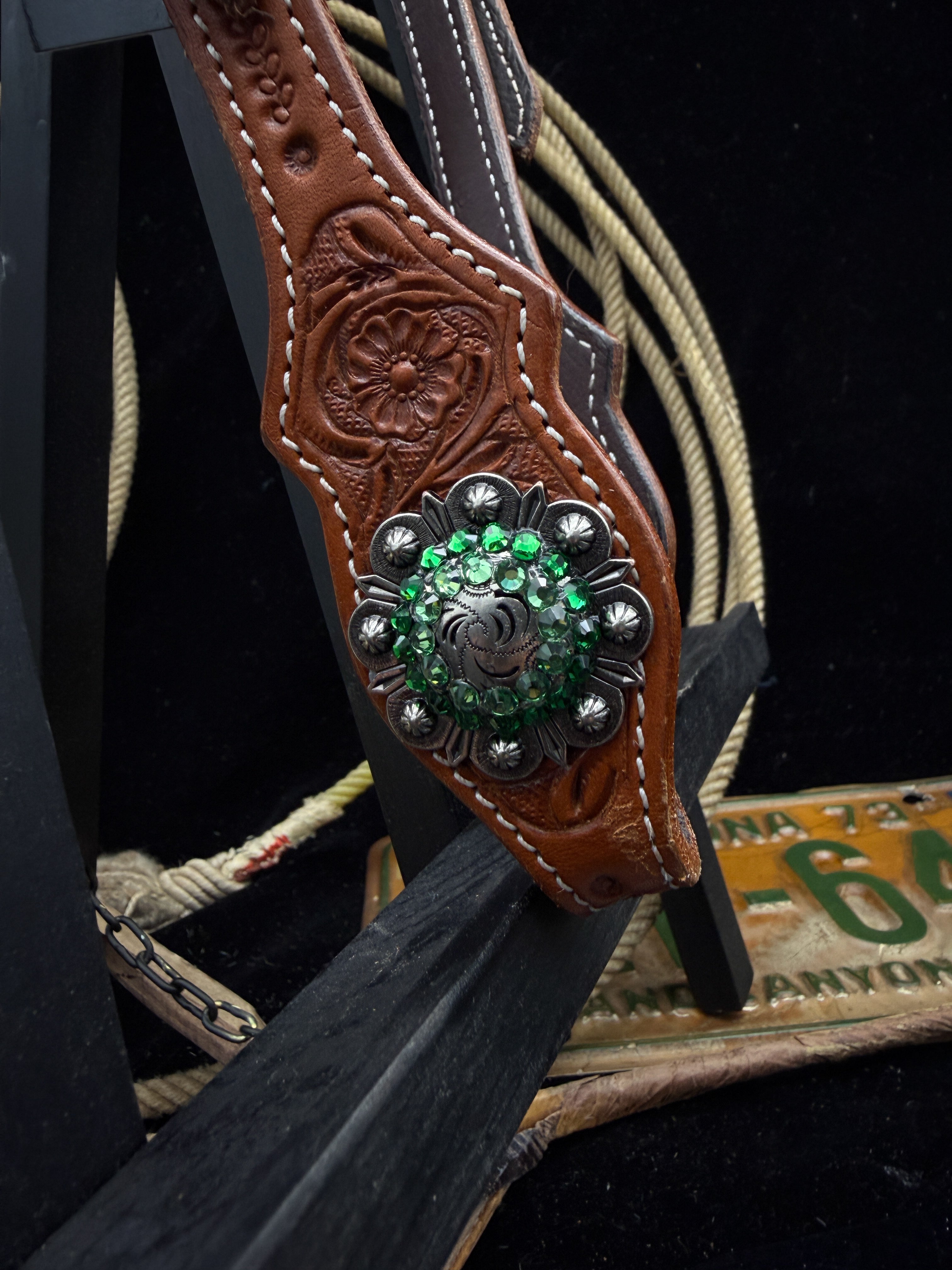 Premium | Sage Spirit | Chestnut Western Hoofdstel