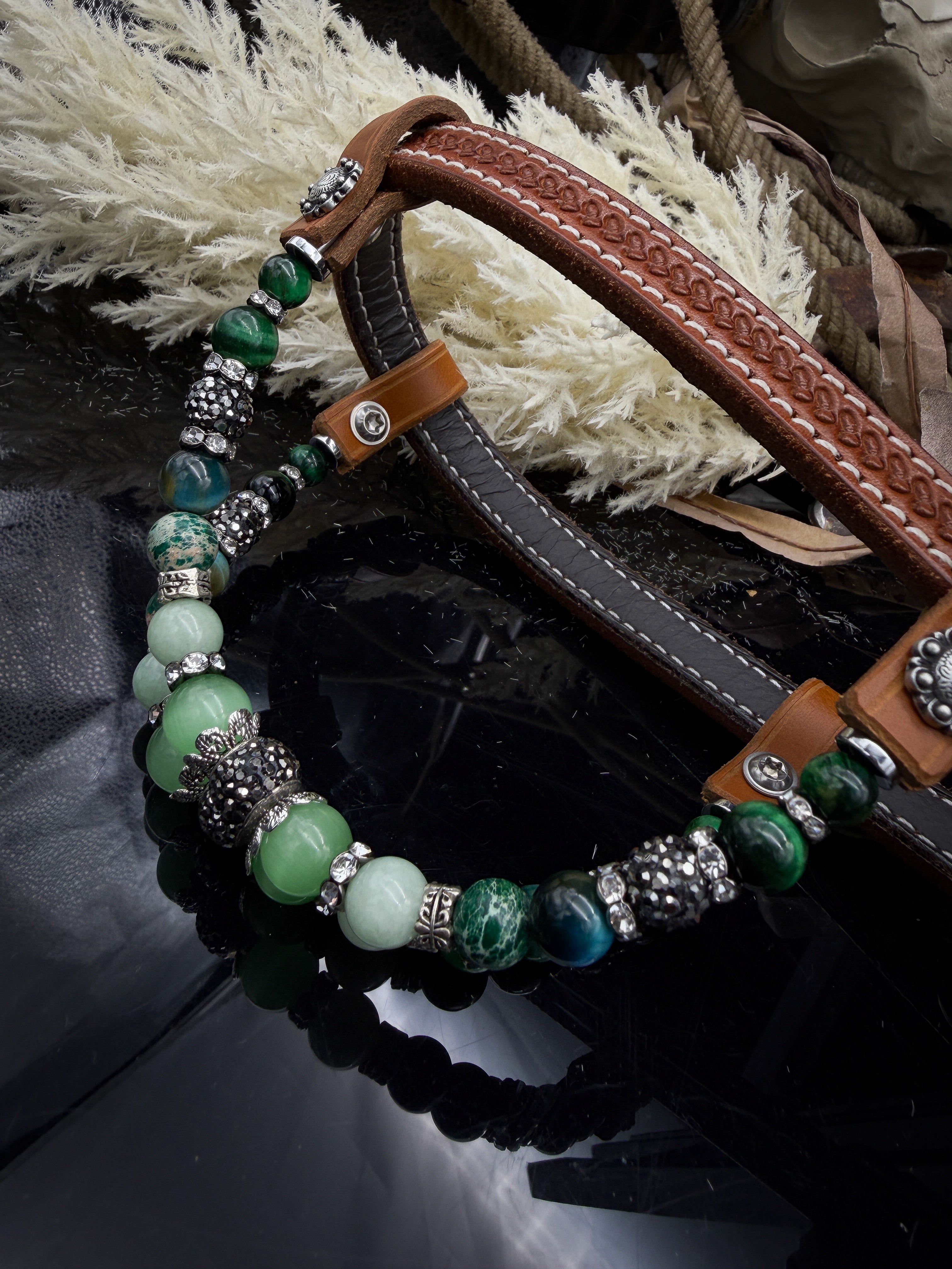 Premium | Sage Spirit | Chestnut Western Hoofdstel