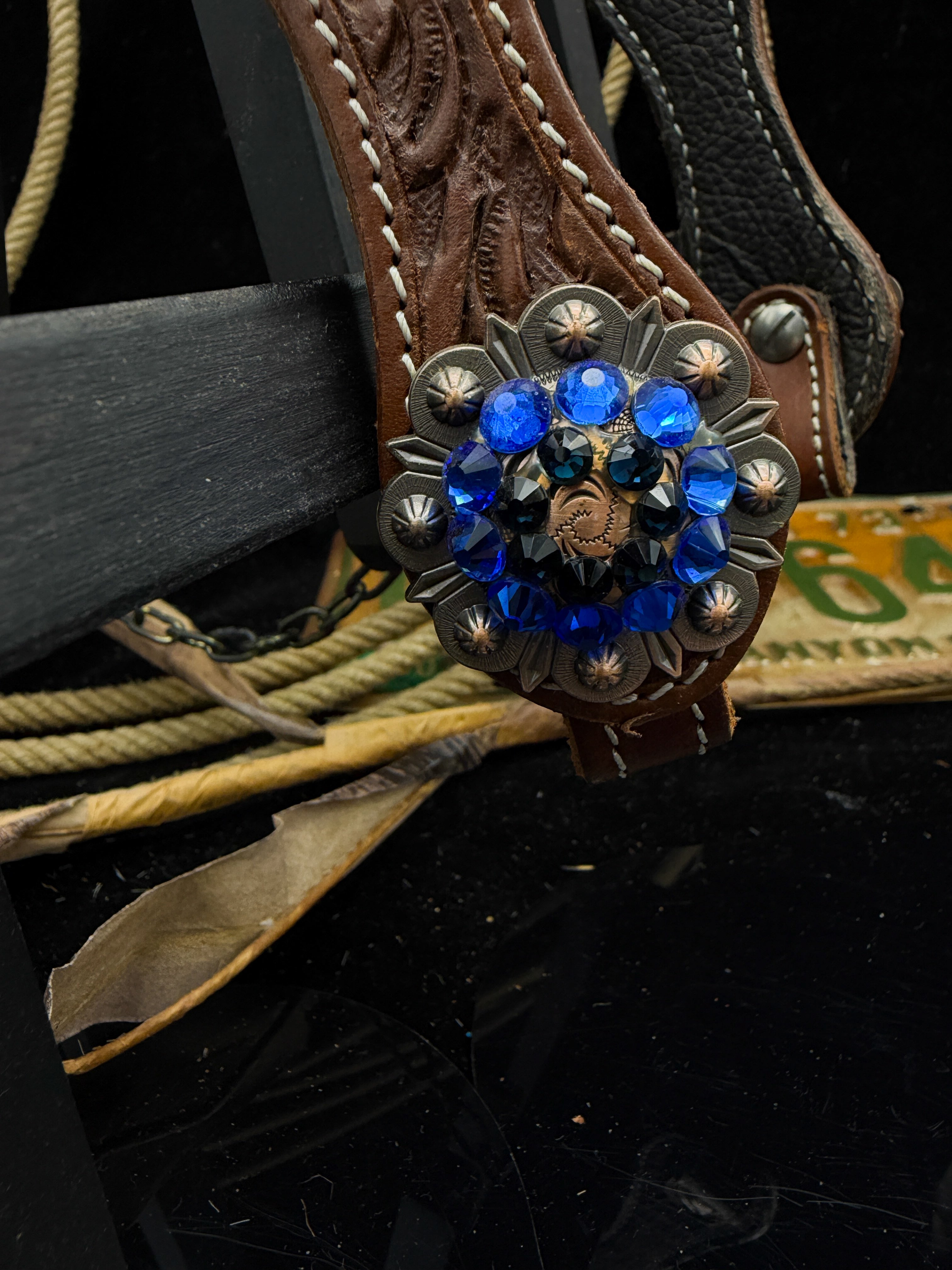 Premium | Cobalt Dust | Chestnut Western Kopfstück