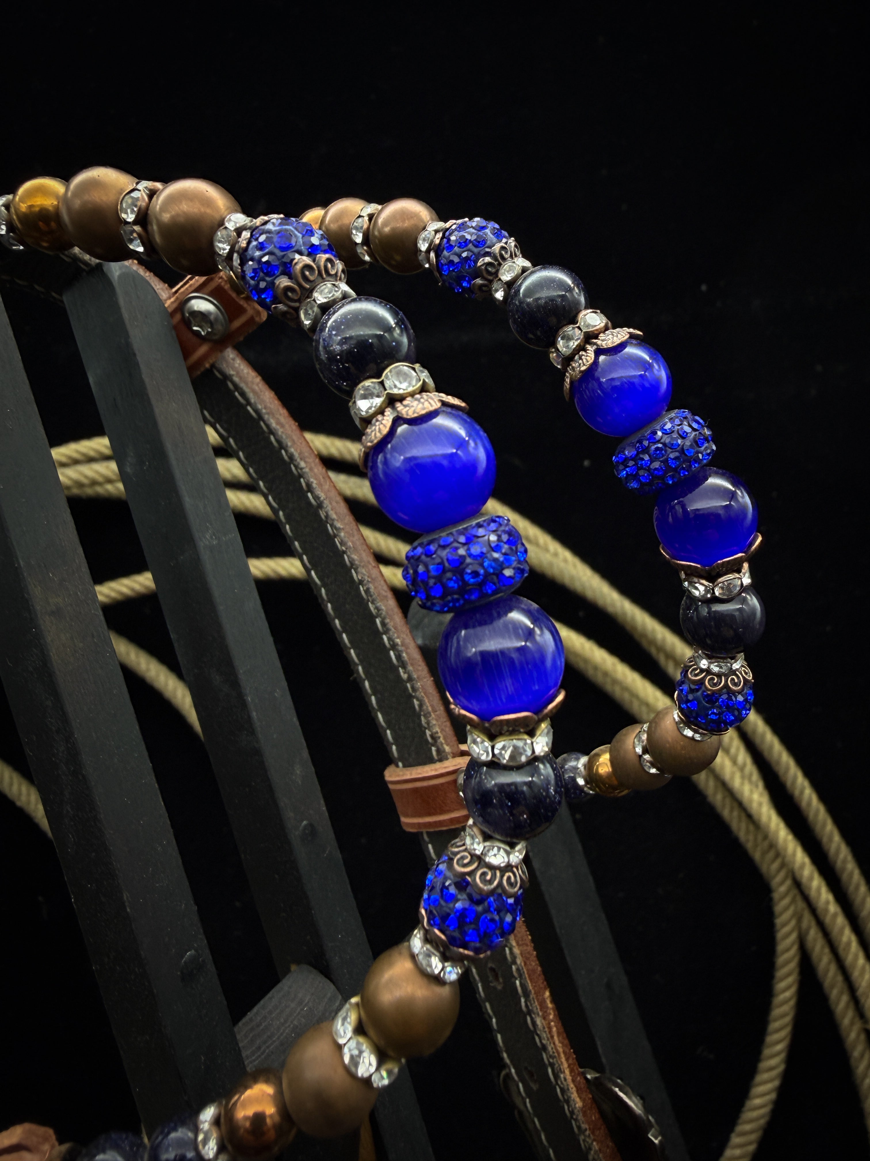 Premium | Cobalt Dust | Chestnut Western Kopfstück