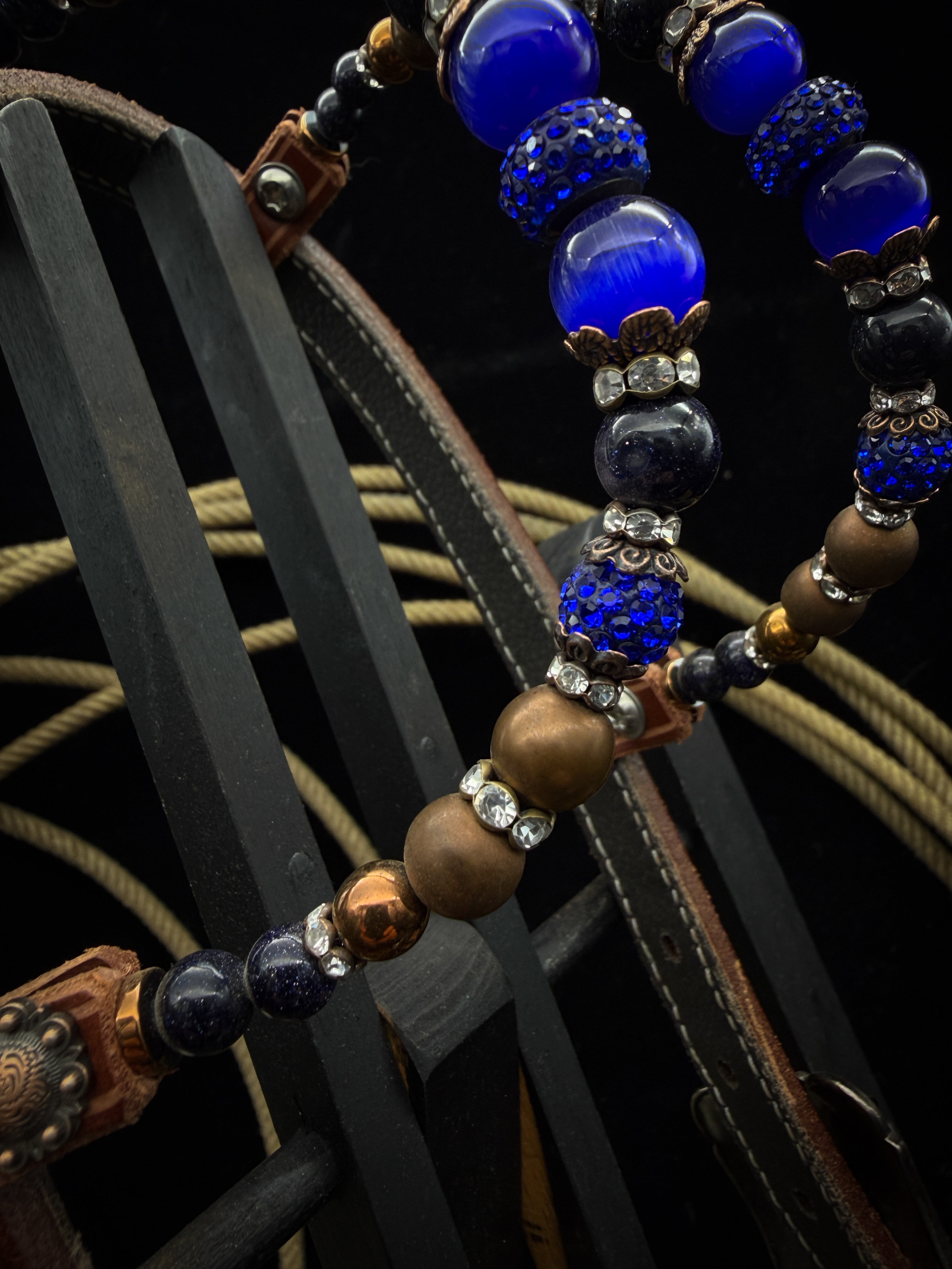 Premium | Cobalt Dust | Chestnut Western Kopfstück