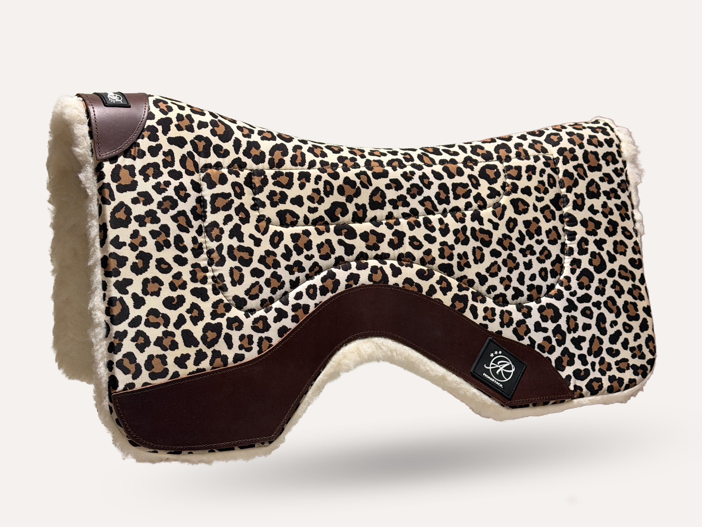 WorkPad Canvas | western pad | Leopard Dark leather