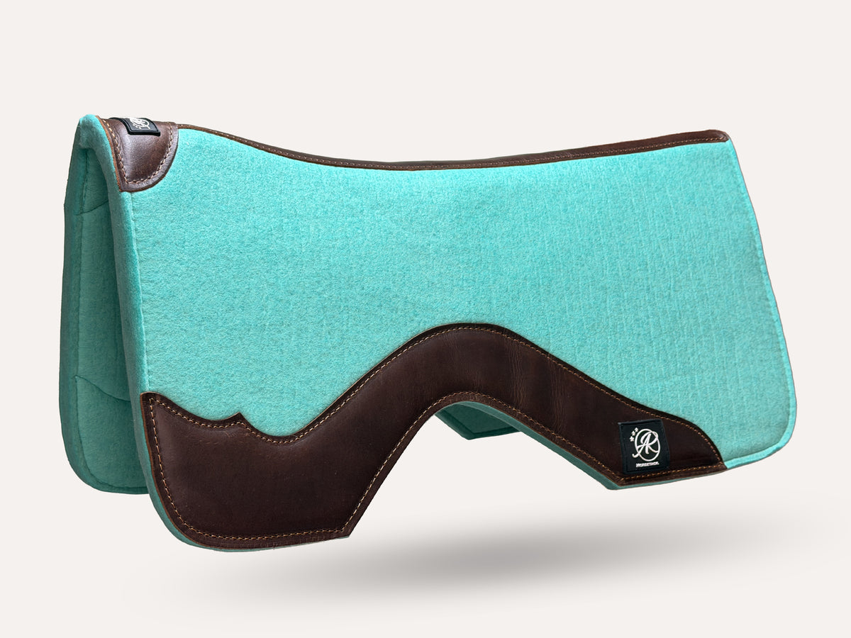WorkPad Merino Felt | Westernpad | Mint Dark leather