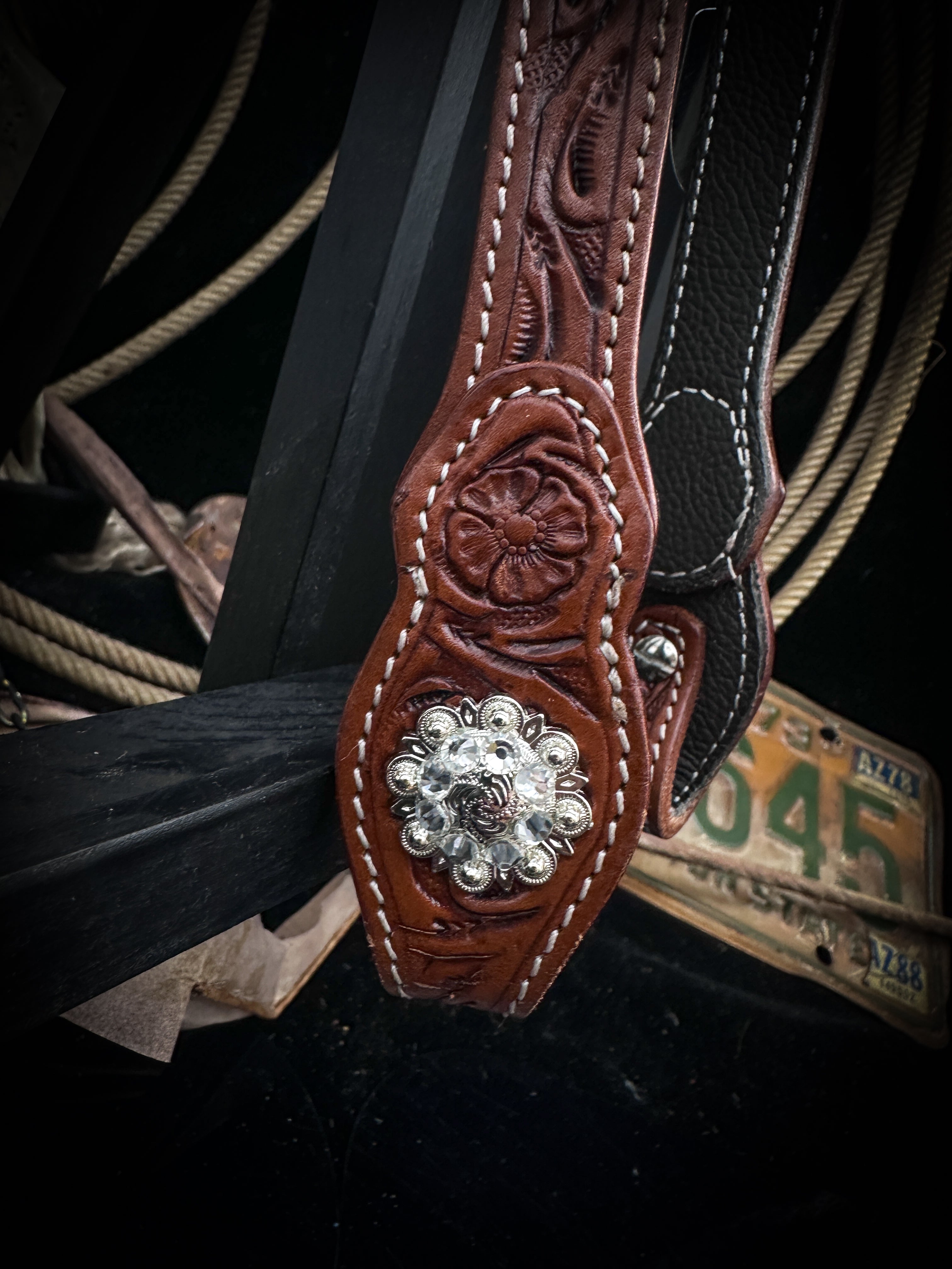 Premium | Western hoofdstel | Silver Moonlight