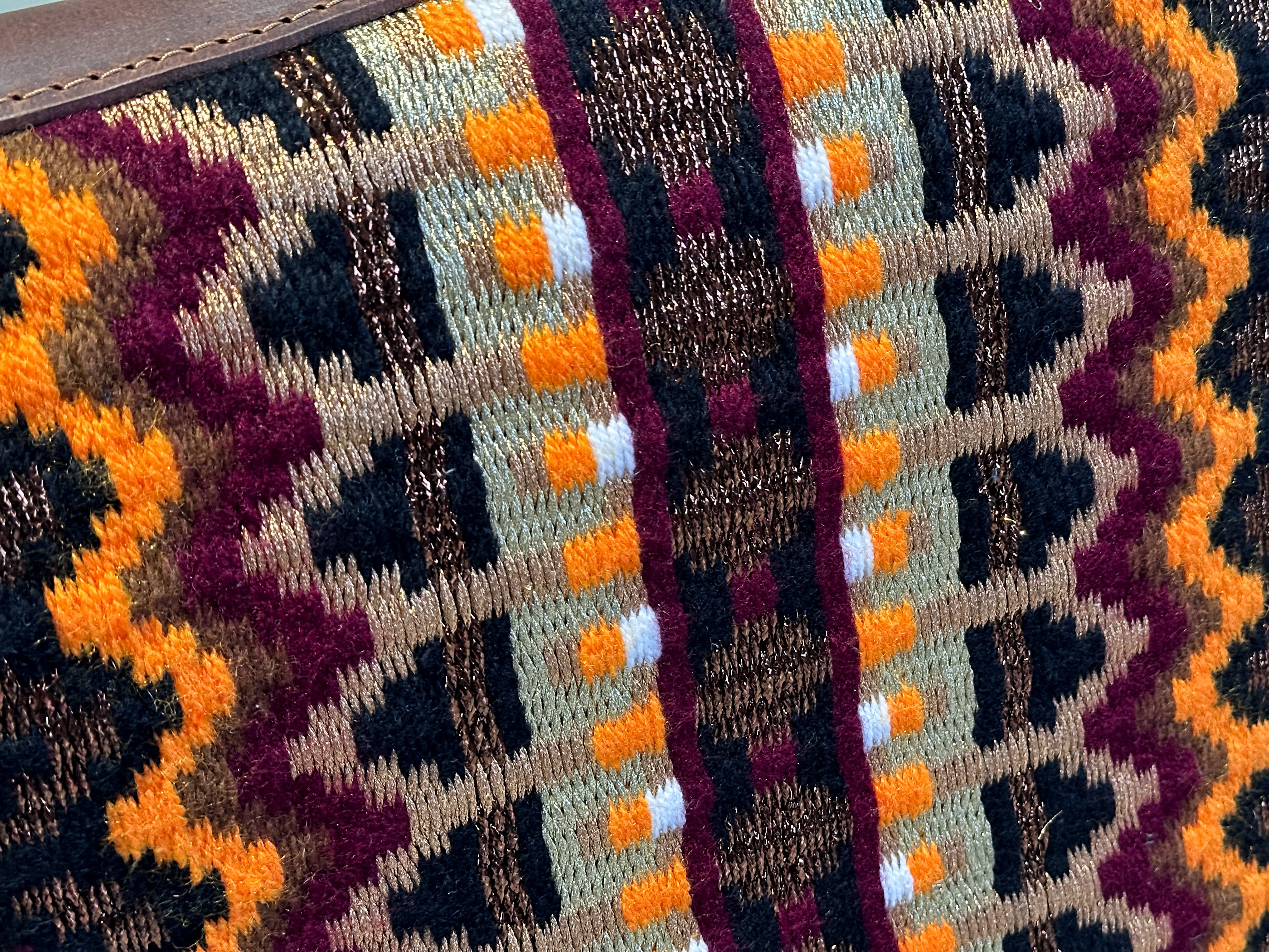 2in1 Show pad | Show Western | Orange & Merlot