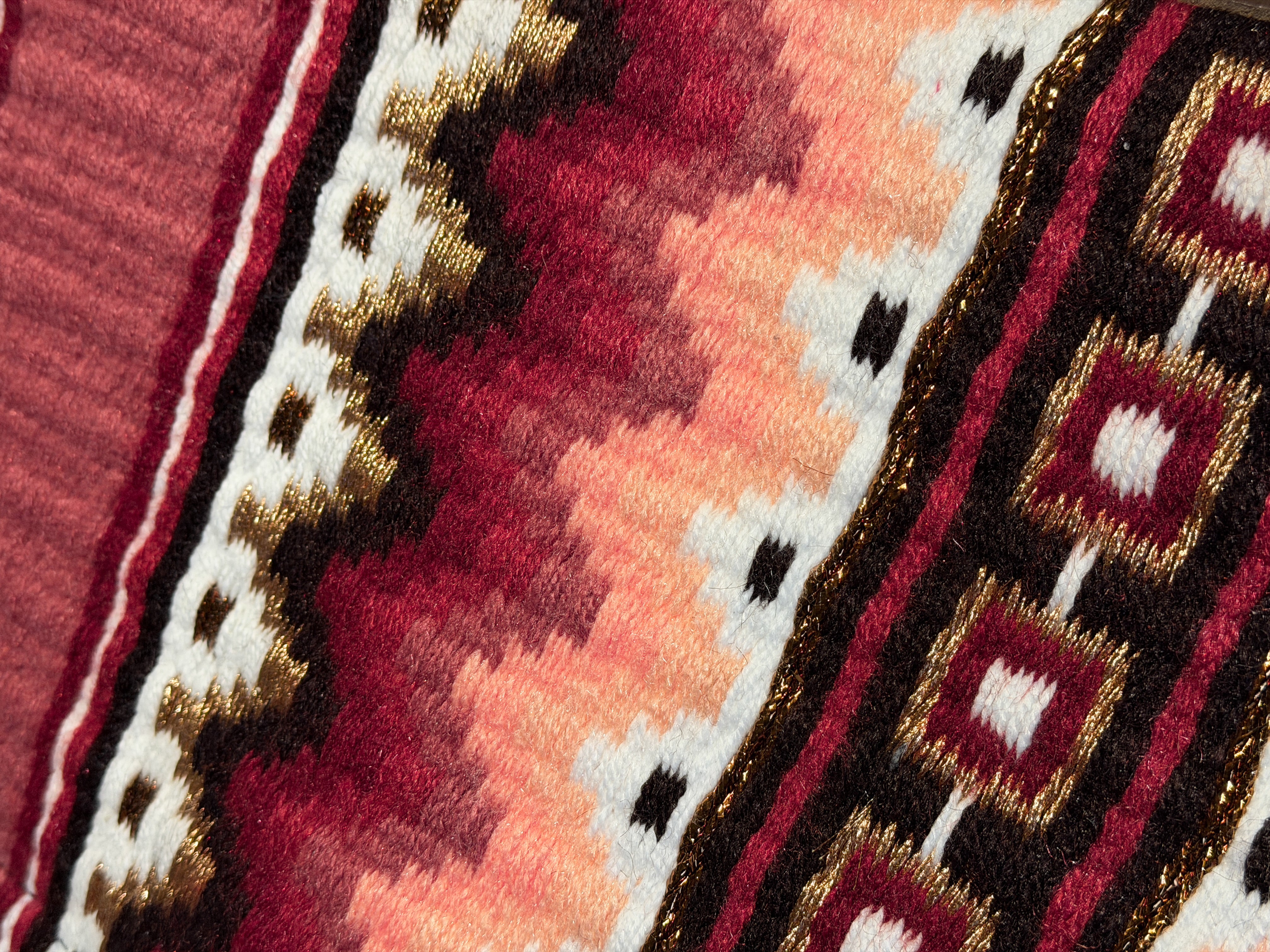 2in1 Show pad | Show Western | Burgundy Mesa