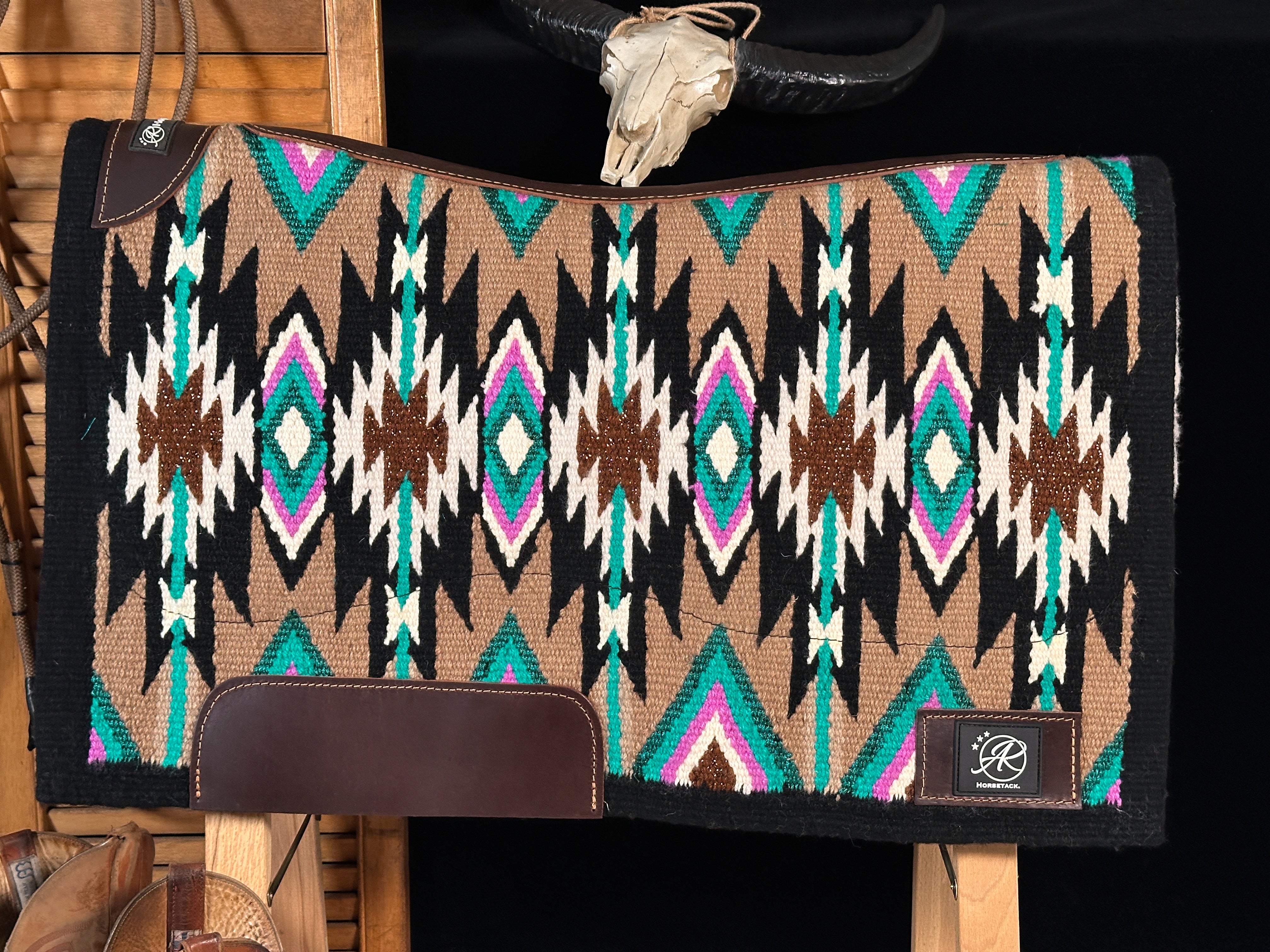 2in1 Show Pad | Blue &amp; Gray | Western
