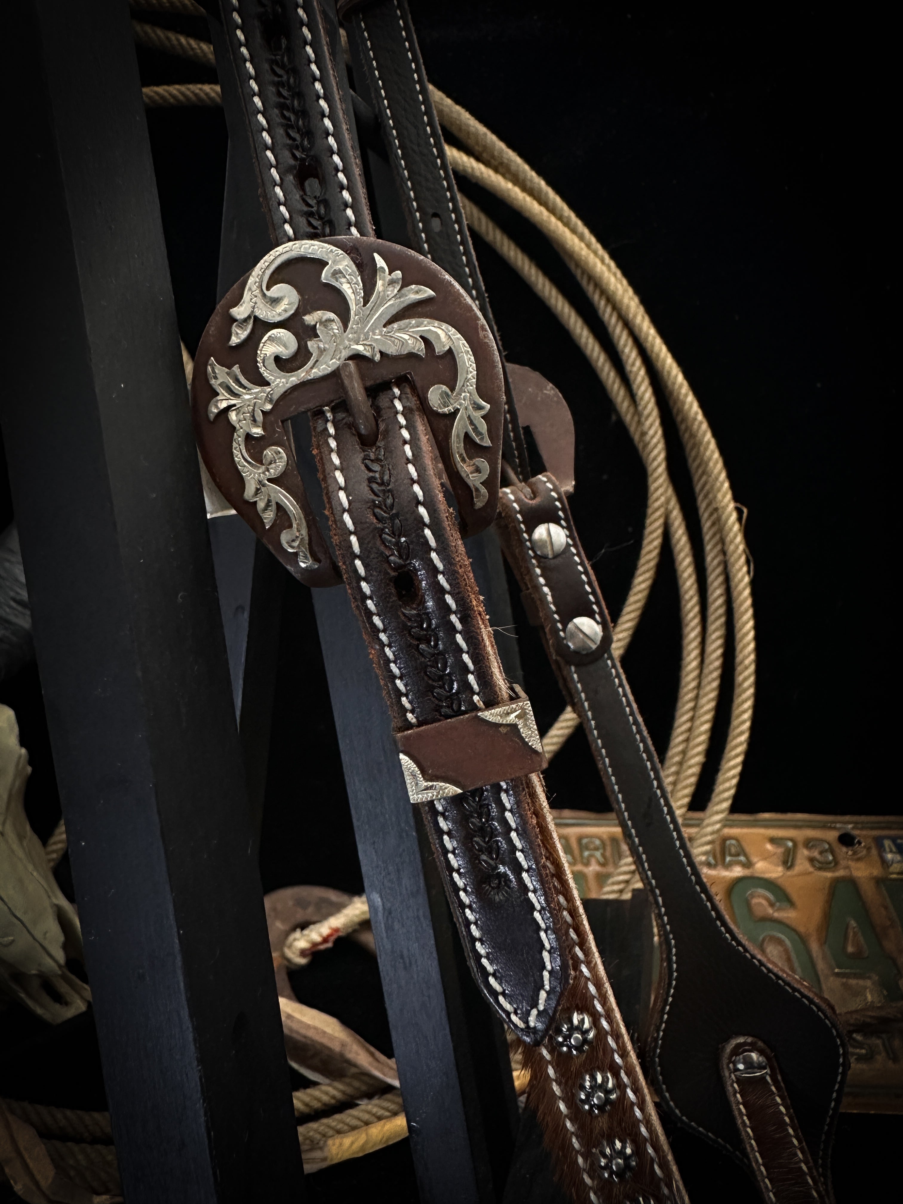 Premium | Ranch brown |  western Hoofdstel