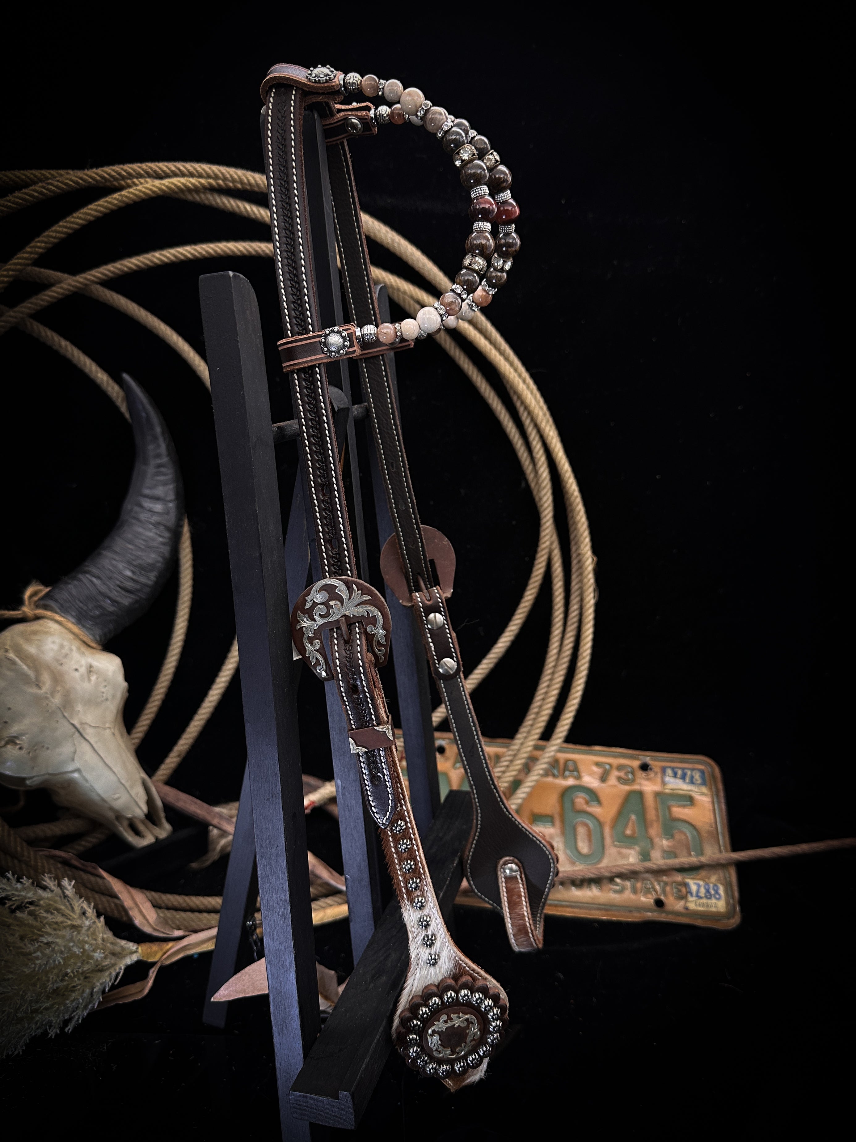 Premium | Ranch brown |  western Hoofdstel