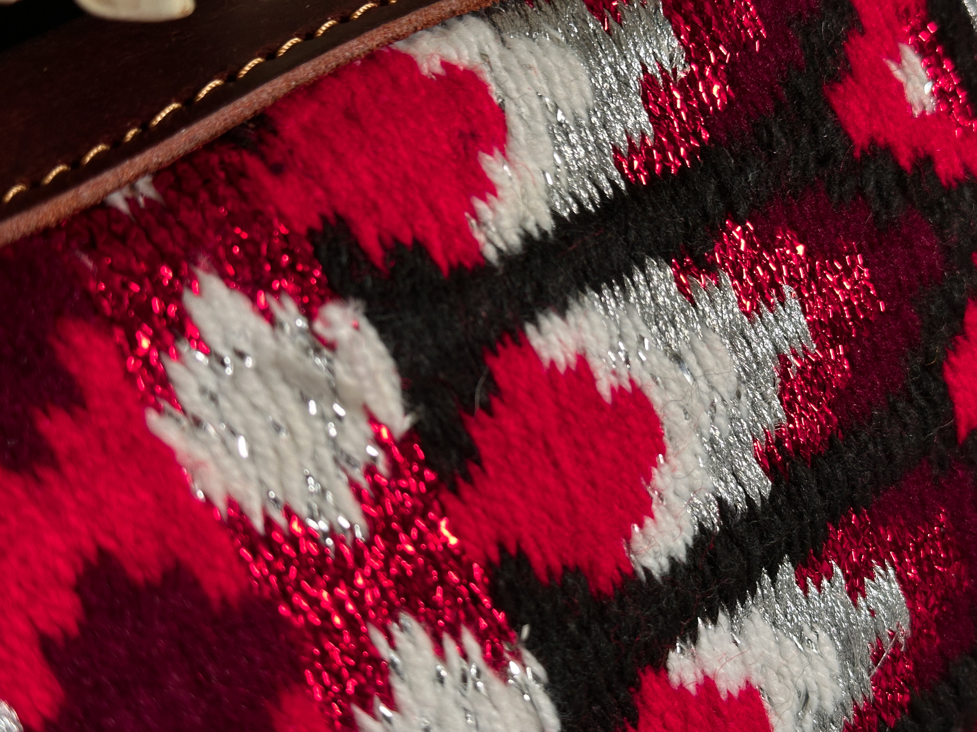 2in1 Show Pad | Show weave western | Red