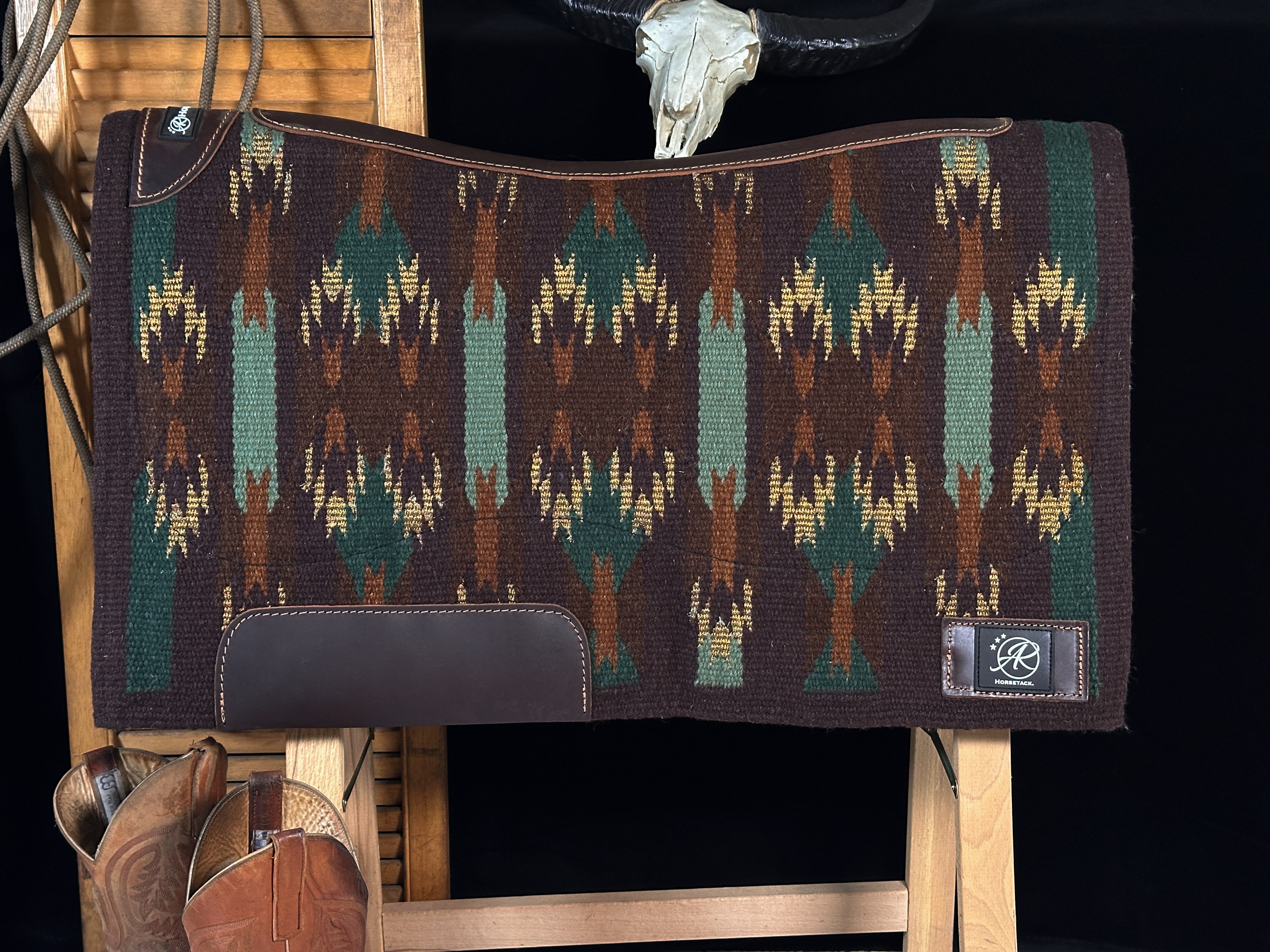 2in1 Show Pad | Blue &amp; Gray | Western