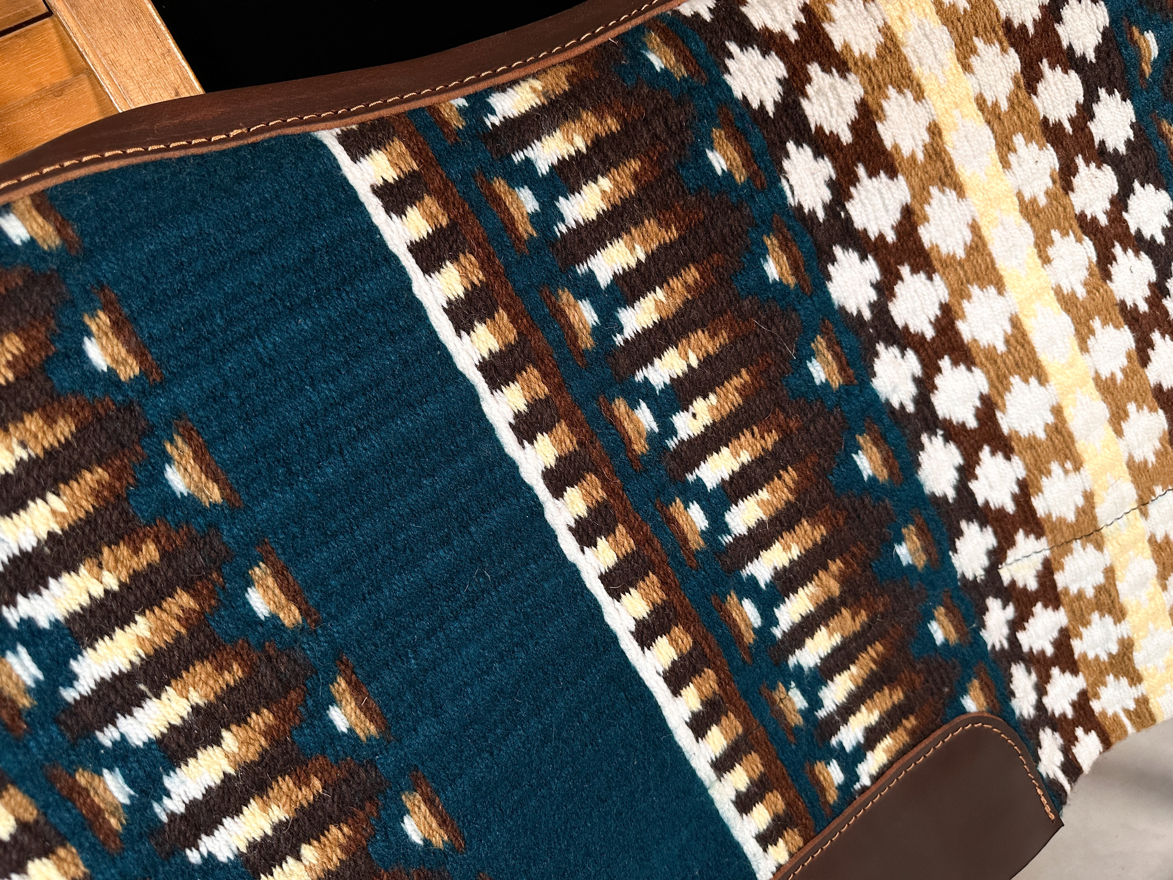 2in1 Show Pad | Blue &amp; Gray | Western