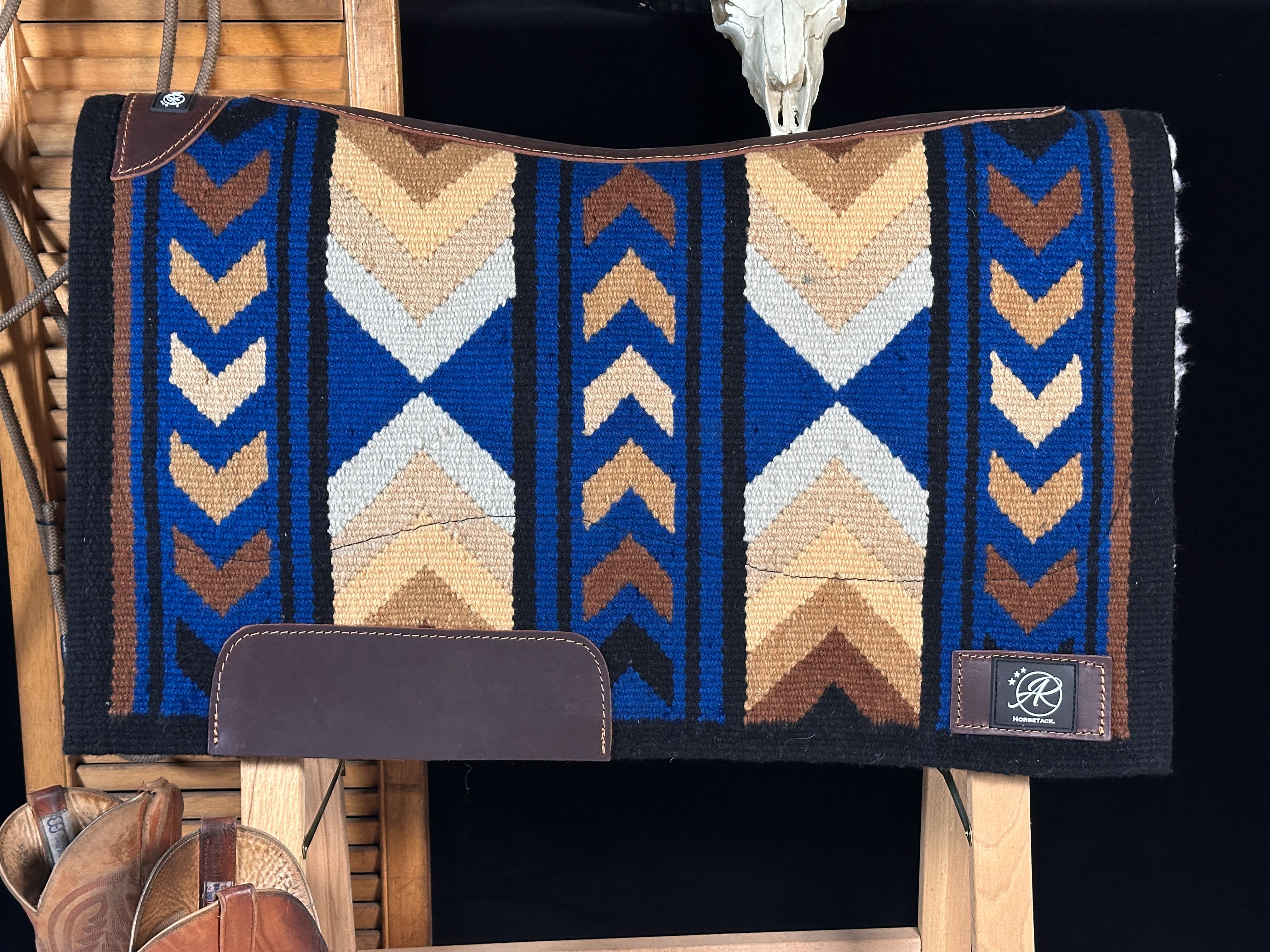 2in1 Show Pad | Blue &amp; Gray | Western