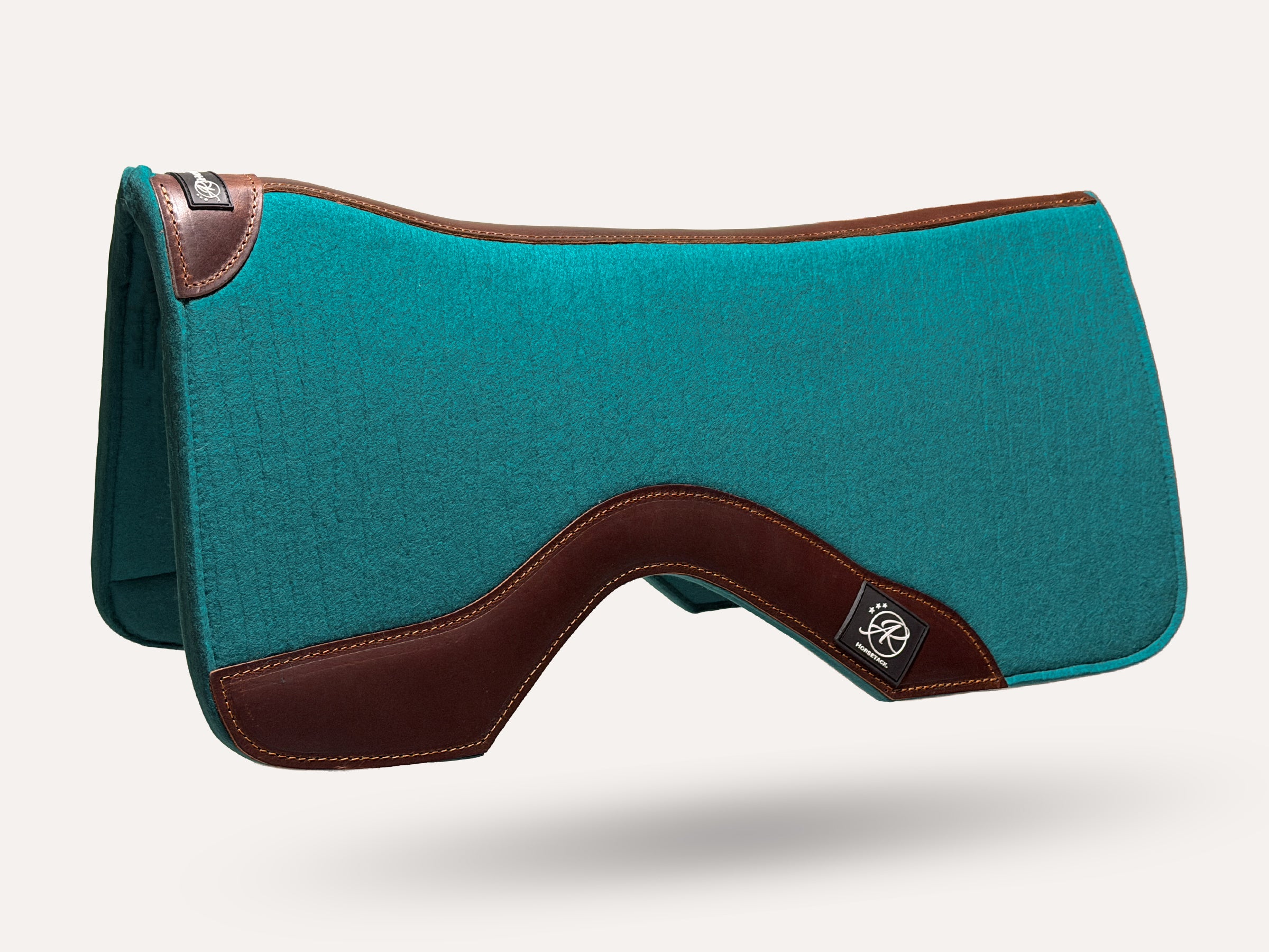 WorkPad Merino Felt | Westernpad | Teal Dark leather